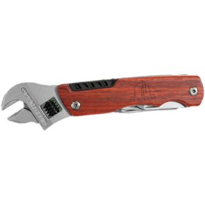 6 1/2" Wrench Multi-Tool with Wood Handle/Bag